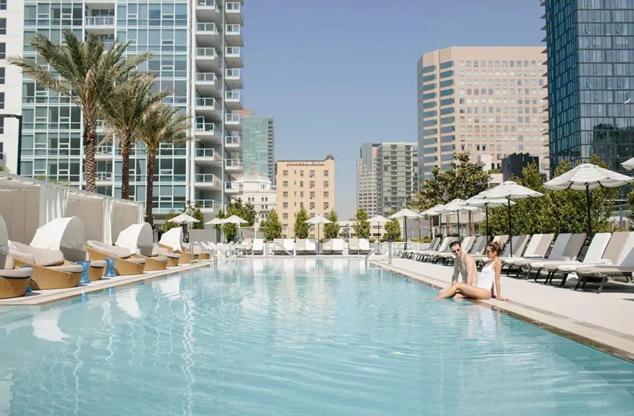 Level Downtown La South Olive Hotell Los Angeles Exteriör bild