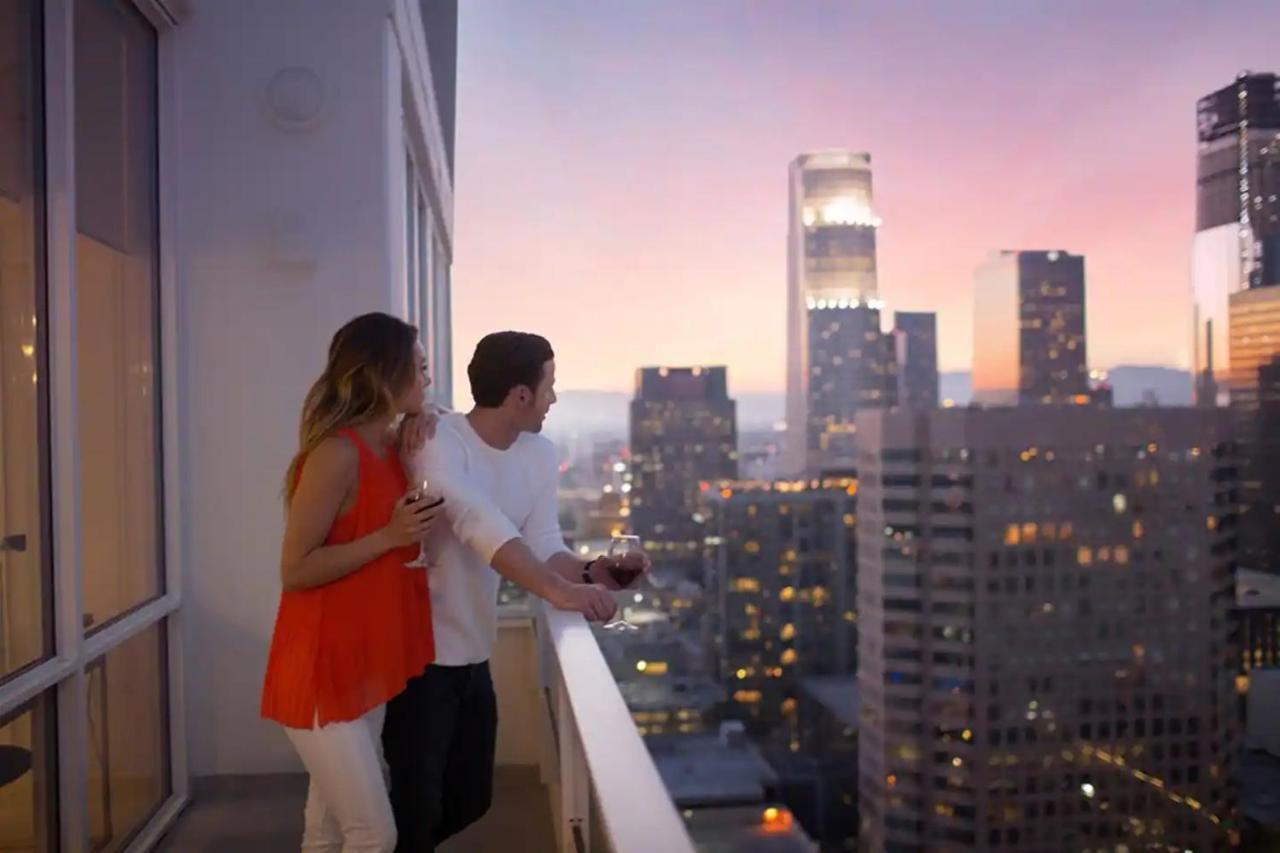 Level Downtown La South Olive Hotell Los Angeles Exteriör bild