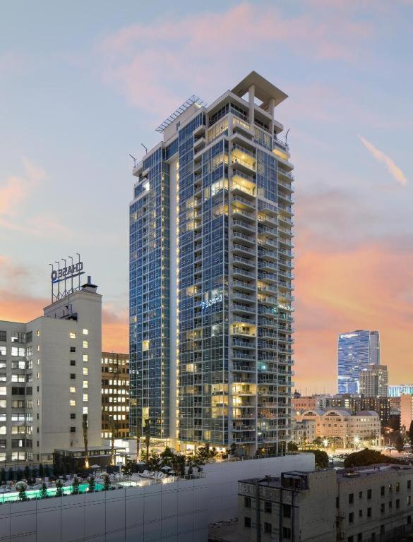 Level Downtown La South Olive Hotell Los Angeles Exteriör bild