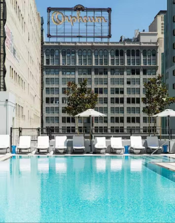 Level Downtown La South Olive Hotell Los Angeles Exteriör bild