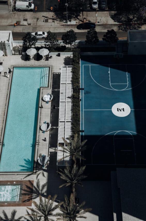 Level Downtown La South Olive Hotell Los Angeles Exteriör bild