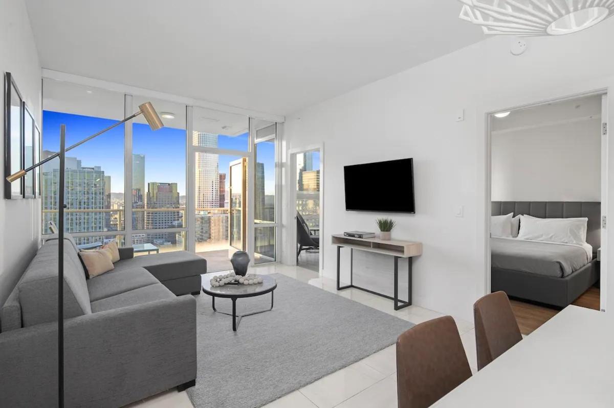 Level Downtown La South Olive Hotell Los Angeles Exteriör bild