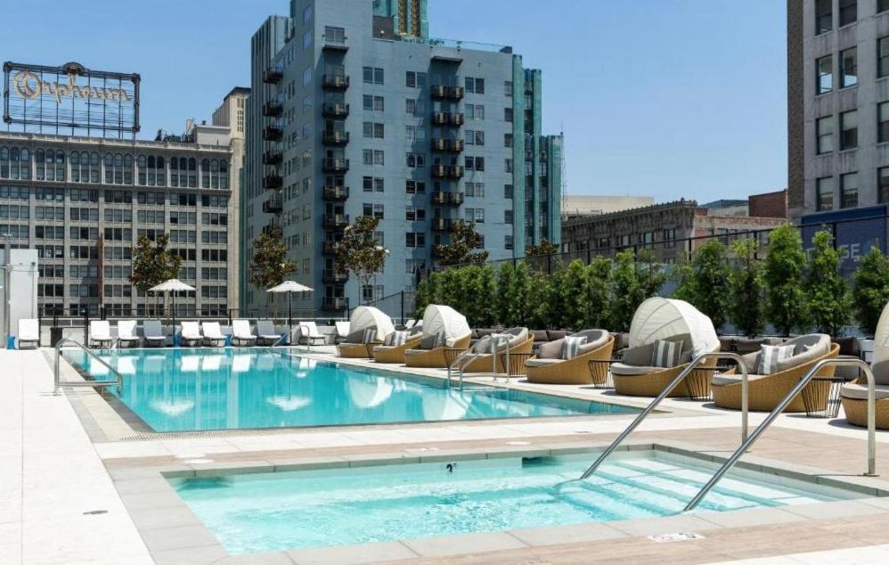 Level Downtown La South Olive Hotell Los Angeles Exteriör bild